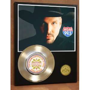  Garth Brooks 24kt Gold Record LTD Edition Display ***FREE 