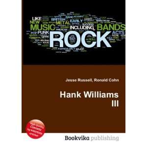 Hank Williams III Ronald Cohn Jesse Russell Books