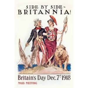   Britannia   Poster by James Montgomery Flagg (12x18)