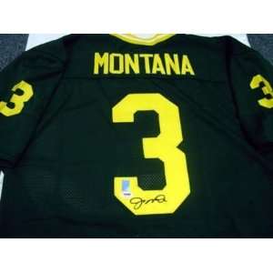 Joe Montana Autographed Jersey  Details: Notre Dame Fighting Irish 
