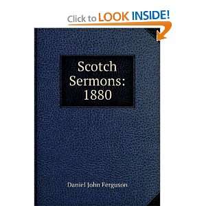  Scotch Sermons 1880 Daniel John Ferguson Books