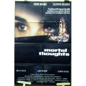   Poster Mortal Thoughts Bruce Willis John Pankow 87 