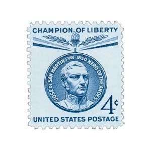  #1125   1959 4c Jose de San Martin Postage Stamp Numbered 
