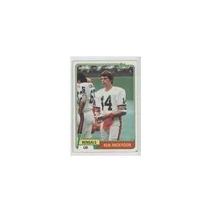  1981 Topps #115   Ken Anderson Sports Collectibles