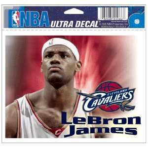 LeBron James Cavaliers Static Cling Decal *SALE*