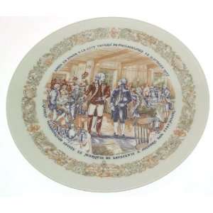  Limoges Marquis de Lafayette Legacy collection plate City 