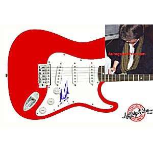 Mick Taylor Autographed Signed Guitar & Proof