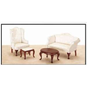   Miniature Mahogany Queen Anne Living Room Set: Everything Else