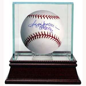Reggie Jackson signed MLB Baseball HOF93  Steiner Hologram w/ Glass 