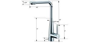 MODERN BRAND NEW KITCHEN FAUCET, BRUSHED NICKEL  