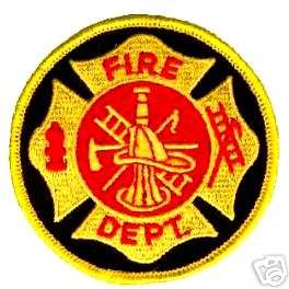 FIREFIGHTER FIRE DEPARTMENT FIRE FIGHTER FIREMAN PATCH  