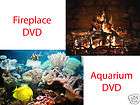fireplace dvd home aquarium dvd 2 dvd set brand new