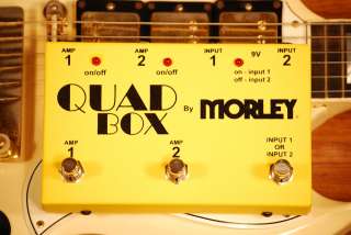 NEW Morley Quad Box Guitar + Amp Switcher ~W/FREE GIFT  