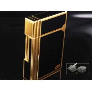  ST Dupont Black China Lacquer & Gold Gatsby Lighter