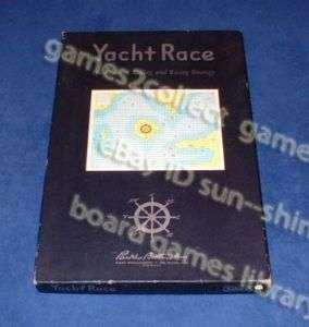 Yacht race sailing board game 1961   Parker Brothers US  
