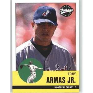 2001 Upper Deck Vintage #248 Tony Armas Jr   Montreal Expos (Baseball 