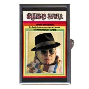 TRUMAN CAPOTE 73 ROLLING STONE Coin, Mint or Pill Box: Made in USA!