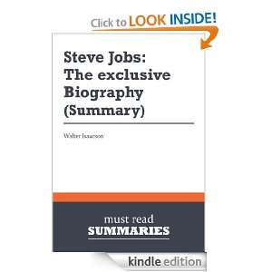 Summary Steve Jobs The exclusive Biography   Walter Isaacson Must 