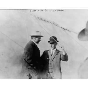  1911 photo Allan Ryan & Wilbur Wright. The Wright brothers 