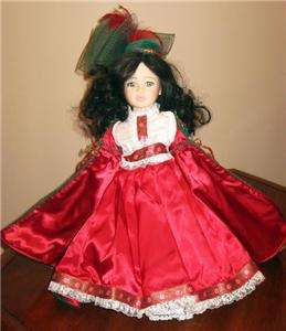 SCARLETT DOLL GONE WITH THE WIND CHRISTMAS ROBIN WOODS  