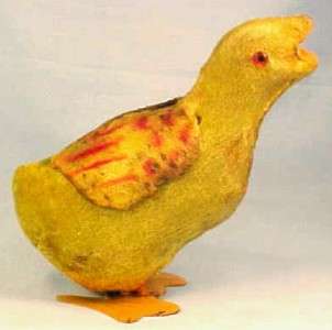 Adorable HEN LAYING EGGS WIND UP TOY Vintage EASTER  