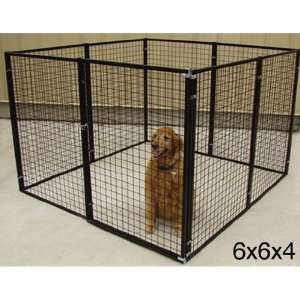  Options Plus Bronze Series Dog Kennel with Top Panels 