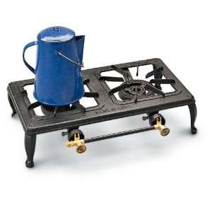  Double Burner Cast Iron Stove: Sports & Outdoors