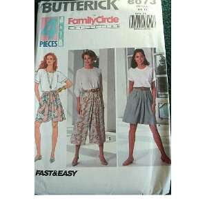   PIECE PATTERN BUTTERICK FAST & EASY 6073 Arts, Crafts & Sewing