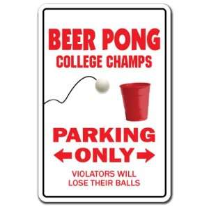   CHAMPION ~Sign~ drinking game games funny gift Patio, Lawn & Garden