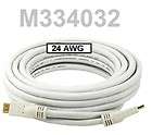 25 Ft Foot Feet HDMI Cable CL2 Heavy Duty 24AWG White