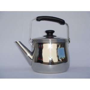  Fan Palm Ware Stainless Steel Tea Kettle Pot with Infuser 