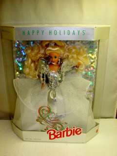 HAPPY HOLIDAYS 1992 BARBIE DOLL NEW 1429 SPECIAL EDITION CRYSTAL 