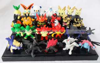 Hot New lots of 52 Black & White Pokemon Figures Collections  