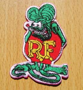 HOT ROD Green Ed Roth RAT FINK RATFINK Cap Racing Patch  