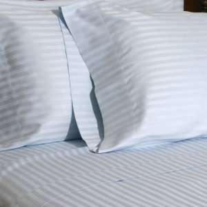  Twin Extra Long Damask Sateen Stripe Egyptian Cotton Bed 