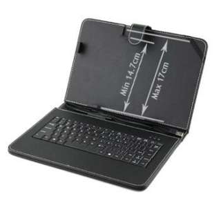 Black USB Keyboard & Leather Case Pouch Cover for 10 Tablet MID ePad 
