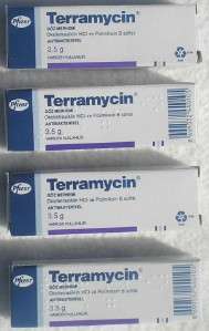 Terramycin Pet Eye Ointment Cream Dog Cat Horse 3.5Gr 869953240105 