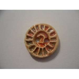  Round Clay Sun Button Arts, Crafts & Sewing