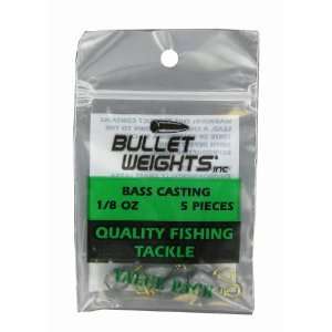  Bullet Weights Bass Casting Sinkers  1/8oz 5per pk 12pk 