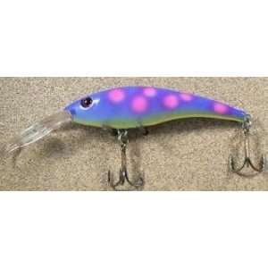  JLV Lures Curved Minnow Freshwater Diver Purple Tree Frog  Walleye 