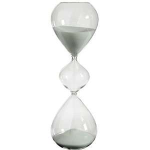  1 Hr. Hourglass Sand Timer White 4.1x12.8 Kitchen 