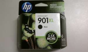 New HP GENUINE 901XL Black Ink RETAIL BOX Deskjet 901XL Cartridge Exp 