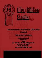 international farmall touch control service shop manual for these 