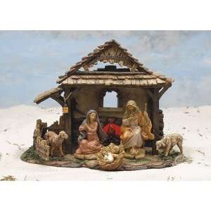  Christmas Nativity Set With Lighted Stable