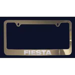  Ford Fiesta License Plate Frame V2 (Zinc Metal 