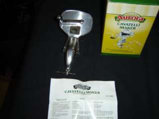 Aurora 5300 Cavatelli gnocchi dumpling pasta maker NIB # 1  