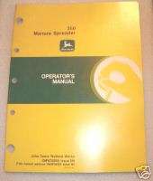 John Deere 350 Manure Spreader Operators Manual book jd  