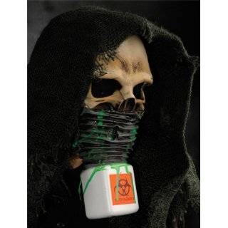 Mens Scary Biohazard Death Skull Halloween Costume Mask Adult Standard