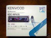 NEW Kenwood KDC MP635 AAC/MP3/WMA CD Receiver  