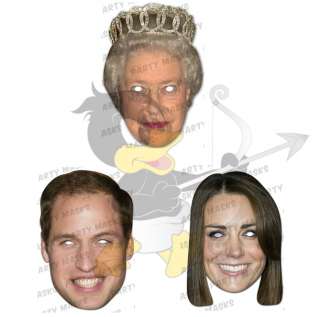 Royal Family Collections Card Masks ALL IN ONE PACK Queens Diamond 